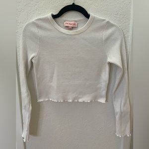 Lisa Says Gah Waffle Knit Crop Top